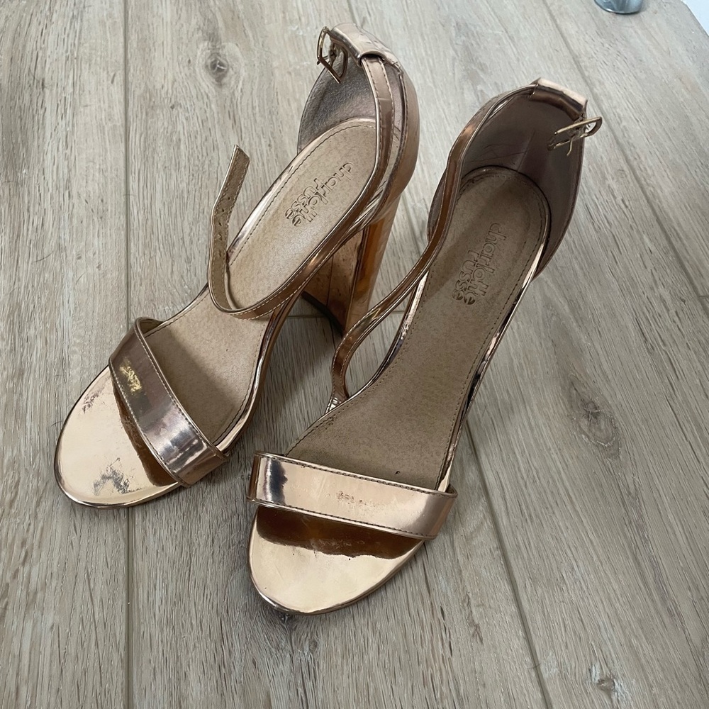 rose gold heels